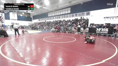 110 lbs Champ. Round 1 - Danielle Nunez, Adelanto vs Natalie Ibarra, Orange Vista