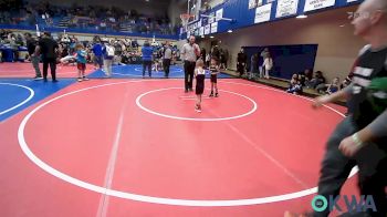 46 lbs Quarterfinal - Calvin Pazurek, Jenks Trojan Wrestling Club vs KJ Taylor, Owasso Takedown Club