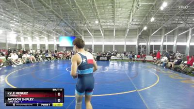 106 lbs Placement Matches (8 Team) - Kyle Menuez, Colorado vs Jackson Shipley, Texas Gold