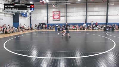 92 lbs Ari Sobaje, California Gold vs Gunnar Helwig, Wisconsin
