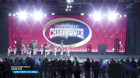 Ohio Elite Sport Complex - Code 523 [2025 L1 Youth - D2 - Small Day 1] 2025 Cheer Power Grand Nationals
