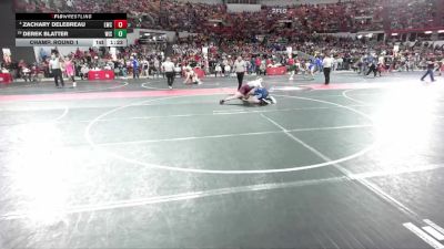190 lbs Champ. Round 1 - Derek Blatter, Wisconsin vs Zachary Delebreau, Luxemburg-Casco Wrestling Club