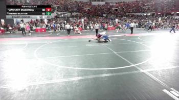 190 lbs Champ. Round 1 - Derek Blatter, Wisconsin vs Zachary Delebreau, Luxemburg-Casco Wrestling Club