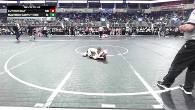 60 lbs 7th Place - Connor Self, King Select vs Maverick Carruthers, St. Paul