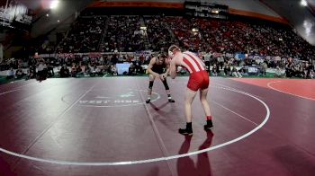 3A 150 lbs Cons. Round 1 - Reuger Lenz, North Fremont vs Rhett Silcock, Declo