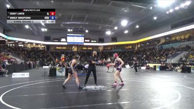 145 lbs Cons. Round 4 - Emily Medford, Grand Valley State vs Zoey Lints, Elmira College