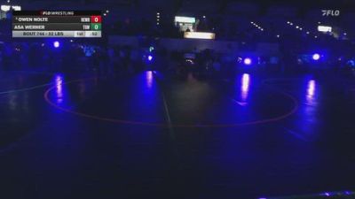 52 lbs Champ. Round 3 - Owen Nolte, Relentless Wrestling vs Asa Werner, True Grit Wrestling