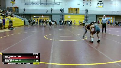 126 lbs Quarterfinal - Santino Soldani, Glencoe vs Iberaldo Calmo, Woodburn