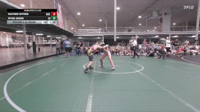 120 lbs Round 2 (6 Team) - Ryan Addis, Ohio Gold vs Hayden Myers, Outlaws K-6