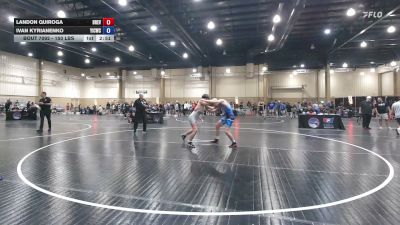 150 lbs Quarterfinal - Landon Quiroga, Brevard FCA vs Ivan Kyrianenko, Youth Impact Center Wrestling Club
