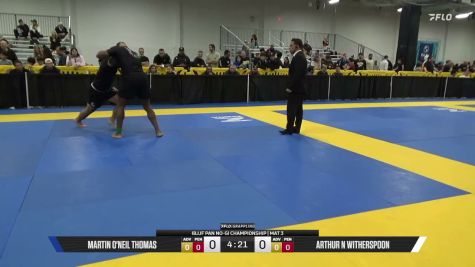Arthur N Witherspoon vs Martin O'Neil Thomas 2026 Pan IBJJF Jiu-Jitsu No-Gi Championship