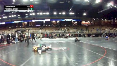 132 lbs Champ. Round 3 - Gabriel Easey, Ola vs Josh White, Athens Christian