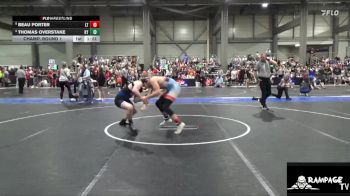 165 lbs Champ. Round 1 - Thomas Overstake, Kansas YG vs Beau Porter, Leoti Takedown