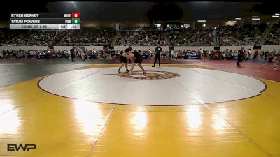 175 lbs Consi Of 8 #2 - Ryker Berndt, Mustang Middle School vs Tatum Powers, Piedmont
