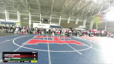 170 lbs Champ. Round 1 - Gracie Thoreson, Herriman vs Jazmyn Simmons, Mountain Ridge