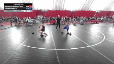 132 lbs Cons. Rd Of 32 - Maxwell Schnurstein, Michigan Premier vs Tavarius Briar, Alber Athletics
