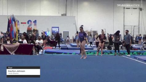 Kaytlyn Johnson - Floor, Texas Dreams - 2021 Region 3 Women's Championships