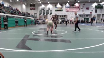 195 lbs Round 1 - Greg Johnson, Warren Central vs Simeon Bowling, Purdue Polytechnic