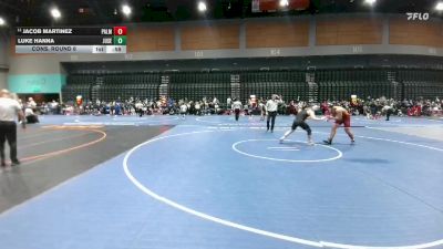 190 lbs Cons. Round 6 - Luke Hanna, Junipero Serra vs Jacob Martinez, Palma