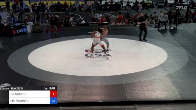 175 lbs Quarters - Jonathan Sims, OH vs Hudson Rogers, ID