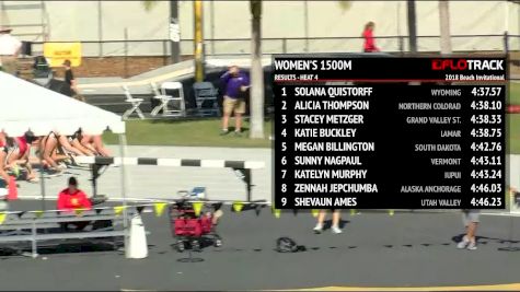 Women's 1500m, Heat 5