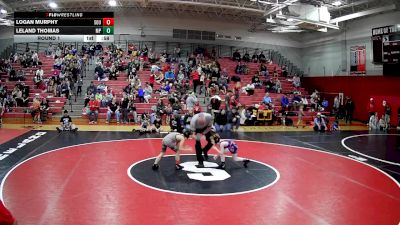 55-59 lbs Round 1 - Logan Murphy, Southmoreland vs Leland Thomas, Mt. Pleasant