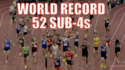 WORLD RECORD! 52 Sub-4 Miles At A Single Meet