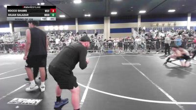 126 lbs Round Of 128 - Rocco Shams, Westlake HS vs Julian Salazar, Mountain Lion WC