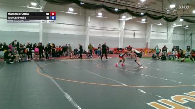 138 lbs Champ. Round 2 - Mariam Shariq, Baker vs Grace Spiess, Manchester