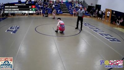 121-123 lbs Round 2 - Brin Zehmisch, Butler vs Kaylee Christie, Butler Highschool