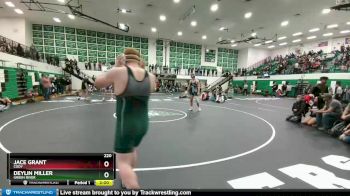 220 lbs Semifinal - Deylin Miller, Green River vs Jace Grant, Cody
