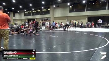 130 lbs Semis (4 Team) - Sara Goodman, BHWC/ Florida Supreme vs Sarah Branch, Not Plain Jane`s