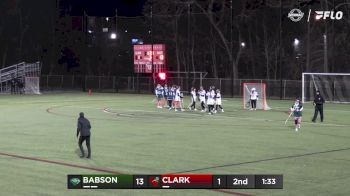 Replay: Babson vs Clark (MA) | Apr 2 @ 7 PM