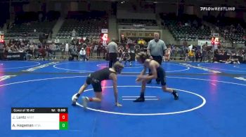 96 lbs Consolation - Jack Lentz, Westshore WC vs Adam Hageman, Ottawa Mat Masters