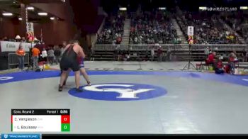 4A-285 lbs Cons. Round 2 - Logan Bouissey, Natrona County vs Carson Vangieson, Evanston