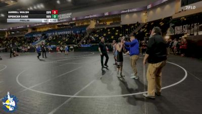106 lbs Prelim - Jarrell Walsh, Creighton Preparatory School vs Spencer Dare, Bondurant-Farrar