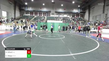 60 lbs Consi Of 8 #2 - Sebastian Siford, The Storm Wrestling Center vs Colton Stepp, Dendy Trained Wrestling