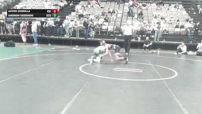 119-I lbs Quarterfinal - Jaiven Zorrilla, Kenilworth Wrestling Club vs Andrew Uszenski, KD Trained