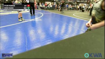 43 lbs Quarterfinal - Cole Terrell, F-5 Grappling vs Gavin Wigington, Blaine County Grapplers