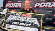 Todd 'King Tut" Tutterow accepts his 2022 PDRA World Championship Trophy