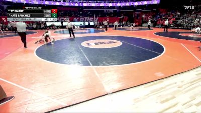 2A 157 lbs Cons. Semi - Nate Sanchez, Chicago (St. Ignatius) vs Ty Smart, Rockford (East)