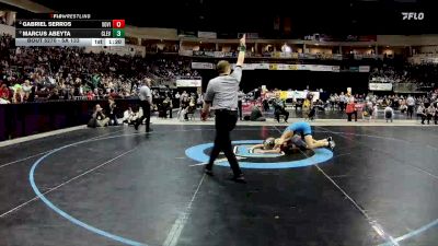 5A 133 lbs Semifinal - Marcus Abeyta, Cleveland vs Gabriel Serros, Volcano Vista