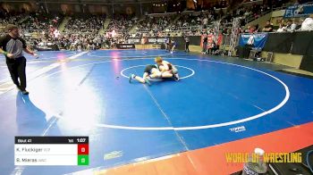 145 lbs Round Of 16 - Kal-El Fluckiger, Valiant Prep vs Barrett Mieras, Immortal Athletics WC