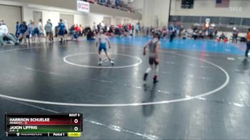 60 lbs Semis & 1st Wrestleback (8 Team) - Jaxon Liffrig, K-M vs Harrison Schuelke, Minneota