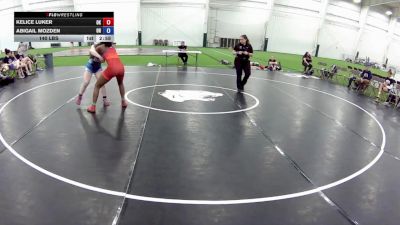 140 lbs Kelice Luker, Oklahoma vs Abigail Mozden, Ohio
