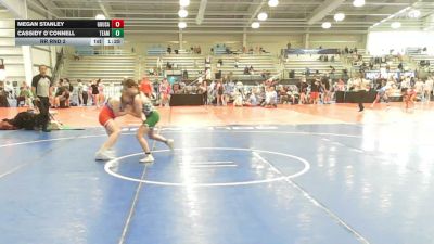 107 lbs Rr Rnd 2 - Megan Stanley, Ground Up USA Divas II - HSG vs Cassidy O`Connell, Team RJN Green - HSG
