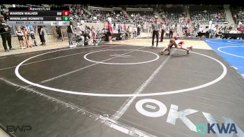 49 lbs Round Of 16 - Warren Walker, Raw Wrestling Club vs Wrenland Roberts, Wesley Wrestling Club