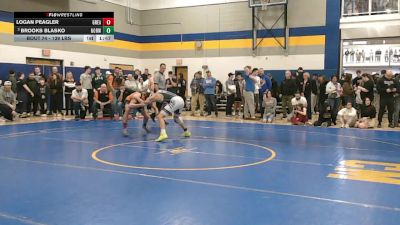 139 lbs Round Of 16 - Logan Peagler, Greater Latrobe vs Brooks Blasko, Norwin