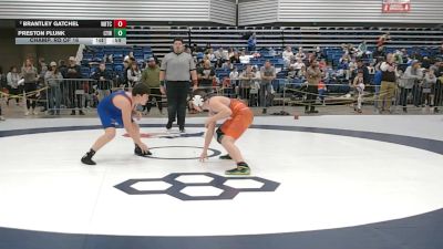 135 lbs Champ. Rd Of 16 - Preston Plunk, Coweta Youth Wrestling vs Brantley Gatchel, Warrior Regional Training Center