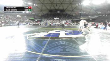 Boys 1B/2B 285 Cons. Semi - Blake Roberts, Rainier vs Logan Valdez, Reardan